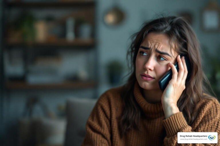 Person reaching out to a 24/7 drug addiction helpline for confidential support and recovery guidance