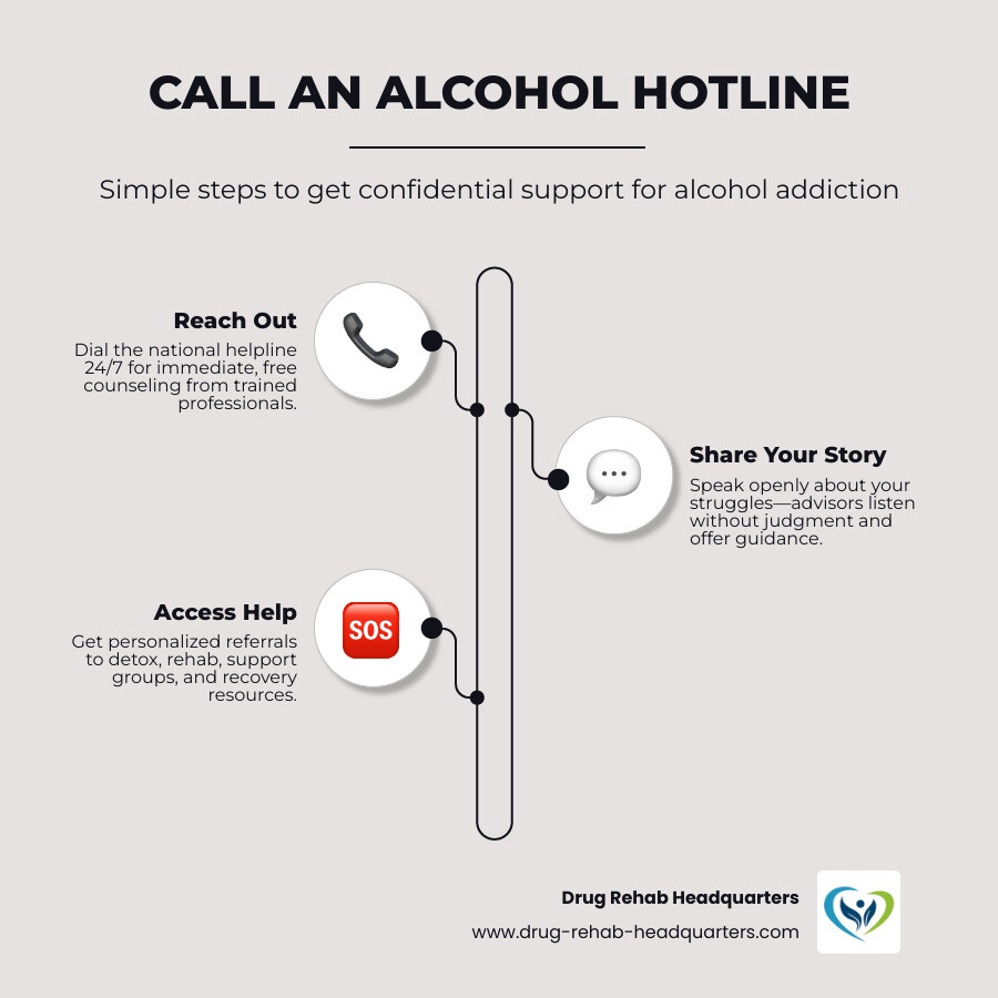 Alcohol addiction hotline support and resources