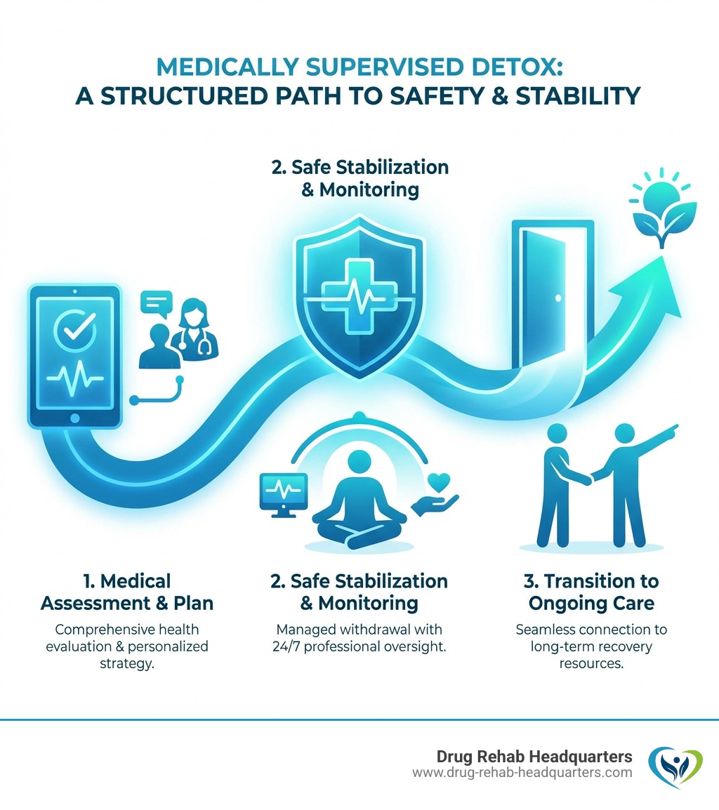 Medical detox program helping individuals safely overcome substance withdrawal